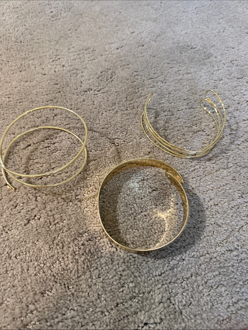 Gold-Tone Bangle Bracelet Set - Women's Fashion Jewelry